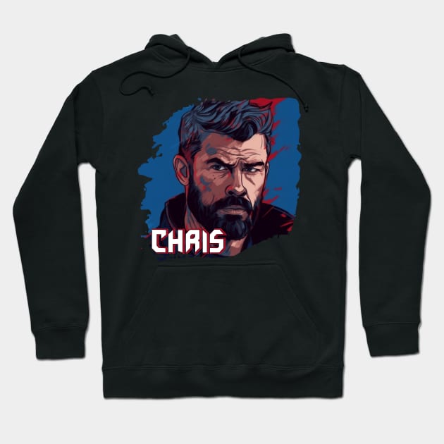 Chris Hemsworth Hoodie by Pixy Official